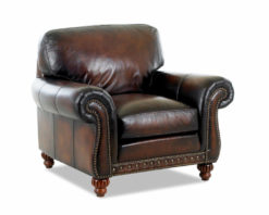 American Made Best Leather Club Chair Comfort Design Rodgers CL7002