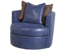 Classic Leather Annabelle Swivel Chair 6566-SWL