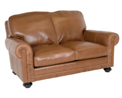 American Made Leather Loveseat