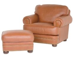 Classic Leather McGuire Chair 551 at LeatherFurniture-USA.com