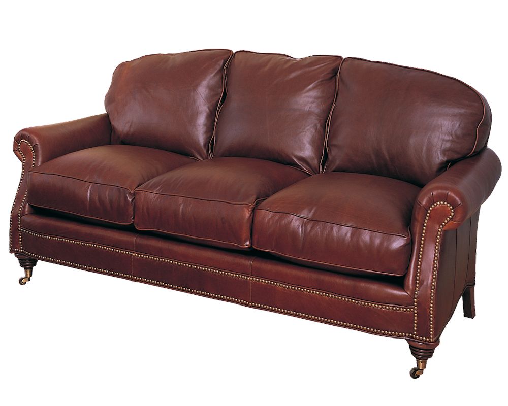 Classic Leather Paddington Sofa 8058 Classic Leather Paddington Sofa 8058 at LeatherFurniture-USA.com