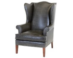 Classic Leather Paige Wing Chair 8676
