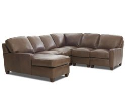 Comfort Design Ausie Sectional CL4035 leather Abilene Smoke