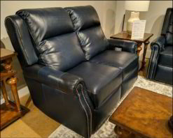 Comfort Design Jamestown Reclining Loveseat CLP782-RLS leather Badden Regal