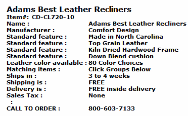 Best Leather Recliners