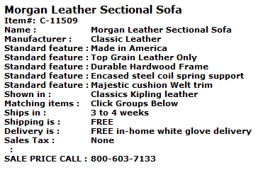Leather Sectiona Sofa