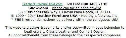 Leather Furniture Made in USA