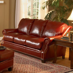 Brown Leather Sofa Bed