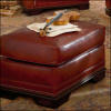 Classic Leather Providence Ottoman 8005